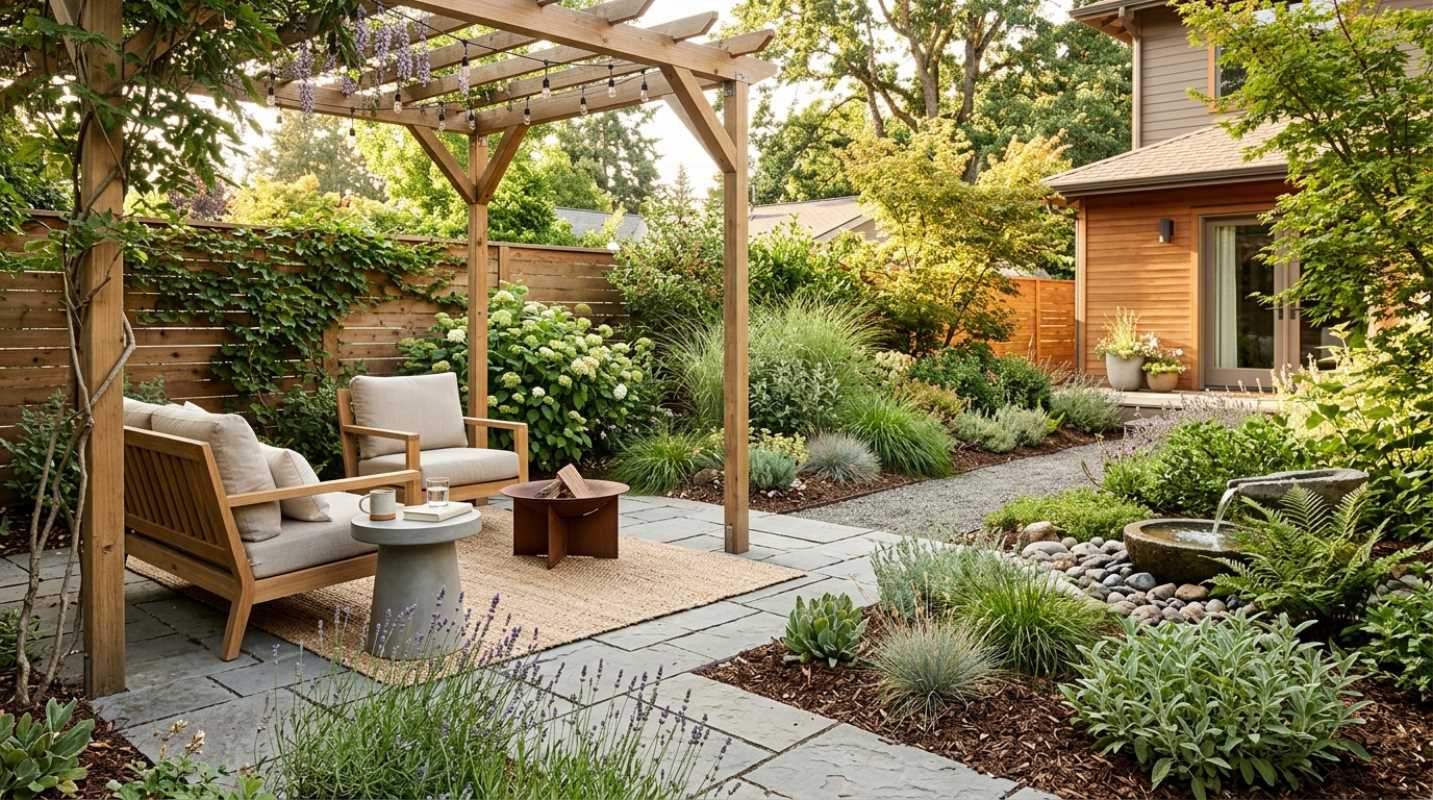 How to Create a Low-Maintenance Backyard Retreat